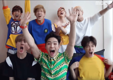 got7 excited